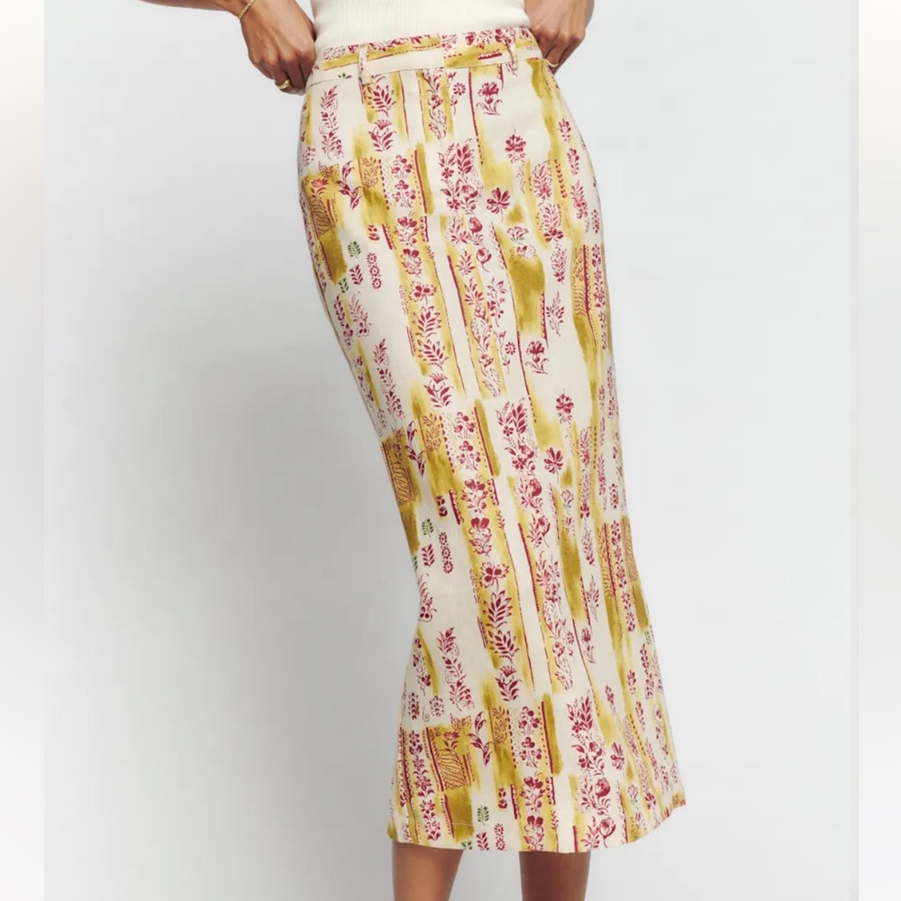 Reformation Linen Skirt